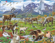 Larsen maxi puzzle 50 pcs Animal world of Scandinavia FH14 