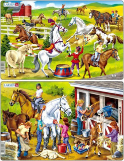 Larsen midi puzzle 25 pcs Stables U16 Cadouri