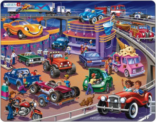 Larsen maxi puzzle 58 pieces Cars Us19 Cadouri