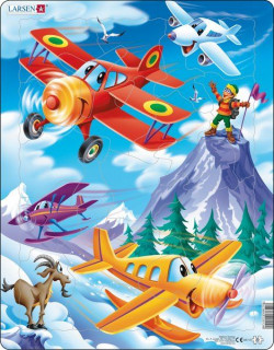 Larsen maxi puzzle 20 pieces Airplanes - US12 Cadouri