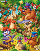 Larsen maxi puzzle 25 pieces Animal band US8 