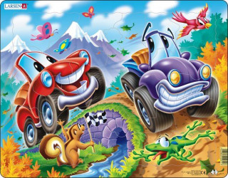 Larsen maxi puzzle 22 piece maxi - Cars US11 Cadouri