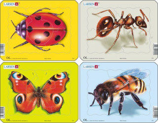 Larsen mini puzzle 5 pieces Insects Z2 Cadouri