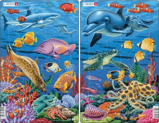 Larsen midi puzzle 25 pieces Coral reef H23 Cadouri