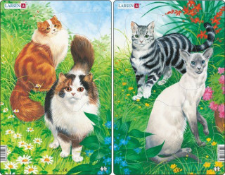 Larsen midi puzzle 10 pieces Cats H17 Cadouri