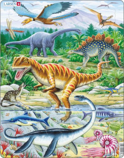 Larsen maxi puzzle 35 pieces Dinosaurs 2 FH16 Cadouri