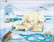 Larsen maxi puzzle 54 pieces Polar Bears FH5 