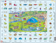 Larsen maxi puzzle 70 pieces Let's learn English! - Trip EN4 