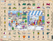 Larsen maxi puzzle 70 pieces Let's learn English! - On the square EN2 