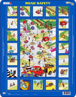 Larsen maxi puzzle 35 pieces Transportation OB2 Cadouri