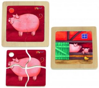 Pig - Mini Discovery puzzle 11174 Cadouri