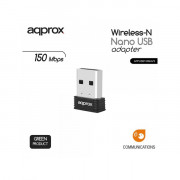 APPROX Network Adapter - USB, nano, 150 Mbps Wireless N (802.11b/g/n) 