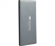 Canyon CNS-TPBP5DG Slim LiPo 5000mAh powerbank Gray (2xUSB) (Lightning/USB input) 