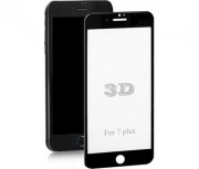 Qoltec tempered glass foil iPhone plus 5D (fully covered, Black) 