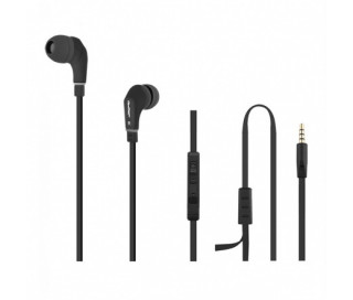 Qoltec 50806 Black microphone in-ear earphone Mobile