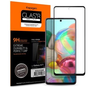 Spigen Glass FC Samsung Galaxy A71 Tempered screen protector Mobile