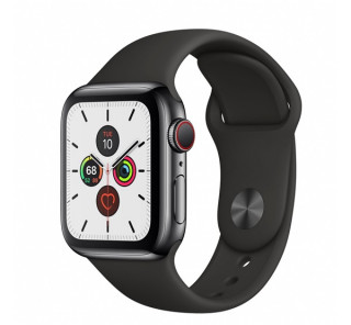 Apple Watch Series GPS+Cellular smart watch, 40mm,Stainless steel, Gray/Black Mobile