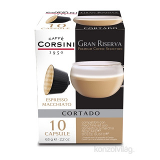 Caffé Corsini Gran Riserva Cortado Dolce Gusto compatible coffee Magnetics 10 pcs Acasă