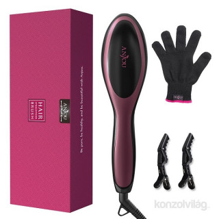 Anjou AJ-HC001 ionic hair straightener  brush Acasă