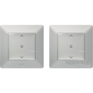 Legrand Valena Life Netatmo Paired Set: 1 Smart ShutterSwitch + 1 Wireless shutter control -aluminium Acasă