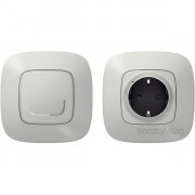 Legrand Valena Allure Netatmo Paired Set: 1 Smart connector  + 1 Wireless Switch - aluminium 