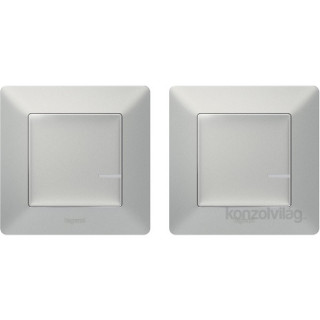 Legrand Valena Life Netatmo Paired Set: 1 Smart Switch + 1 Wireless Switch aluminum Acasă