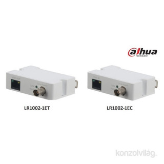 Dahua LR1002-1EC 1x RJ45 10/100, 1x BNC, PoE support Ethervet over Coax (EOC) converter (receiver) Acasă