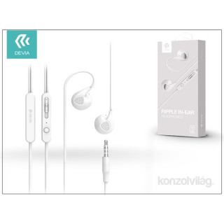 Devia ST987039 Ripple White microphone earphone Mobile