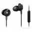 Philips SHE4305BK Bass+ Black microphone earphone thumbnail