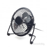 Gembird NF-03 4"-os black table fan 