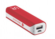 Trust PowerBank 2200 mAh Red White 