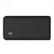 Silicon PowerBank 20000mAh S200 PowerBank Black (USB1: DC 5V/2.1A, USB2: 5V 1A) 