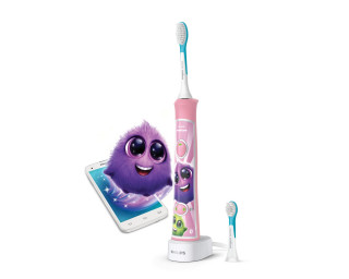 Philips Sonicare for Kids HX6352/42 sonic  electric toothbrush interactive app, pink Acasă