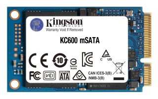 Kingston Technology KC600 mSATA 256 Giga Bites ATA III Serial 3D TLC PC