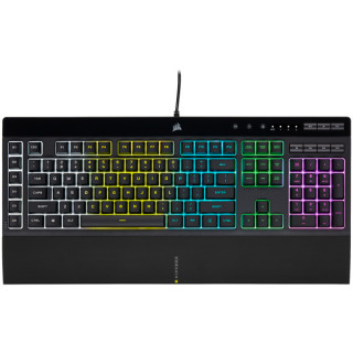 Corsair K55 RGB PRO tastaturi USB QWERTY Englez Negru PC