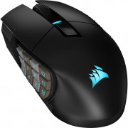 Corsair SCIMITAR ELITE WIRELESS mouse-uri Mâna dreaptă RF Wireless + Bluetooth + USB Type-C Optice 26000 DPI 