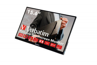 Verbatim PM-15 Monitor portabil cu ecran tactil 15,6" Full HD 1080P - negru (49592) PC