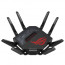 ASUS ROG Rapture GT-BE98 router wireless 10 Gigabit Ethernet Quad-band (2.4 GHz / 5 GHz-1 / 5 GHz-2 / 6 GHz) Negru thumbnail