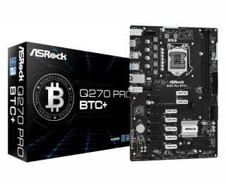 Asrock Q270 Pro BTC+ Intel® Q270 LGA 1150 (Mufă H4) ATX PC