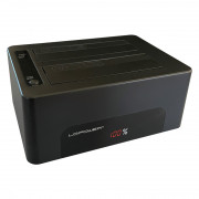 LC-Power LC-DOCK-U3-V stație docking driver stocare USB 3.2 Gen 1 (3.1 Gen 1) Type-B Negru 