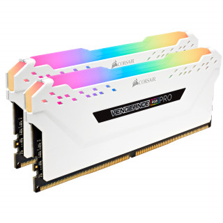 Corsair Vengeance RGB CMW16GX4M2C3200C16W module de memorie 16 Giga Bites 2 x 8 Giga Bites DDR4 3200 MHz PC