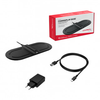 HyperX ChargePlay Base Universală Negru USB Încărcare fără fir Încărcare rapidă De interior PC