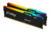 Kingston Technology FURY Beast RGB module de memorie 32 Giga Bites 2 x 16 Giga Bites DDR5 3000 MHz 