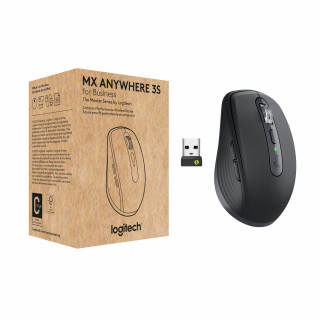 Logitech MX Anywhere 3S for Business mouse-uri Birou Mâna dreaptă RF Wireless + Bluetooth Cu laser 8000 DPI PC