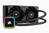 Corsair H100i Procesor Răcire lichidă all-in-one 12 cm Negru 1 buc. thumbnail