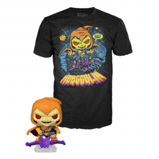 Funko Pop! Marvel: Spiderman: Hobgoblin Vinyl Figura & Tee Box Size T-Shirt M Set Cadouri