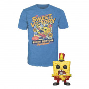 Funko Pop! Animation: Spongebob Squarepants Vinyl Figura Tee Box & T-Shirt M Set 