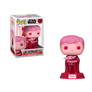 Funko Pop! Star Wars: Valentines: Luke Skywalker with Grogu #494 Vinyl Figura Cadouri