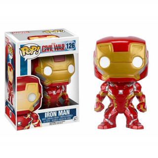 Funko Pop! Marvel Civil War Captain America: Iron Man #126 Vinyl Bobble-Head Figura Cadouri