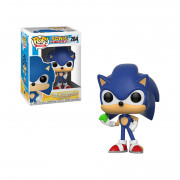 Funko Pop! Games: Sonic The Hedgehog - Sonic With Emerald #284 Vinyl Figura 